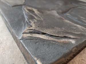 Чугунная плитка в стиле ЛОФТ железный камень